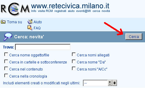 Immagine modulo di ricerca